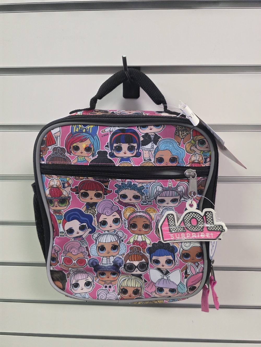 L.O.L. Surprise! Pink Character Print Lunch Box with Logo Charm